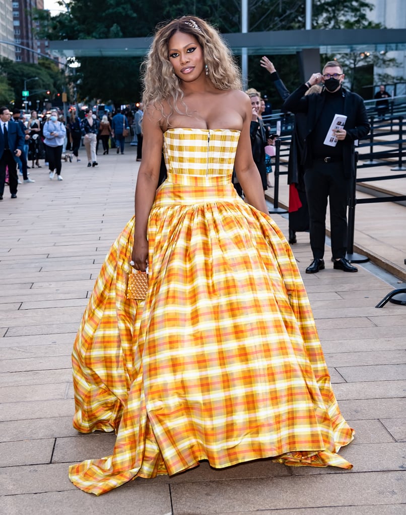 Laverne Cox Wore a Plaid Gown to New York City Ballet Gala