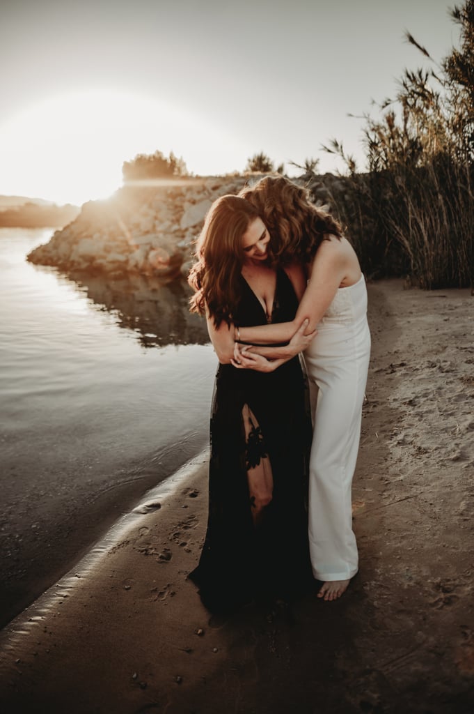 Sexy River Beach Engagement Photo Shoot