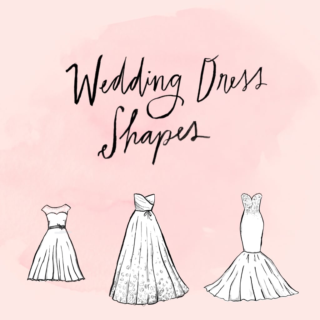 Finally — a Complete Guide to Wedding Dress Shapes