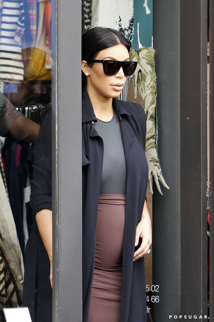 Kim Kardashian Pregnant Pictures July 2015
