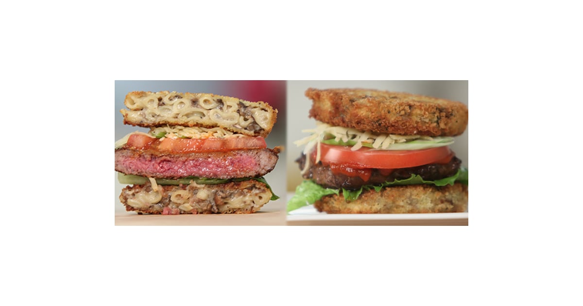 Truffle Mac 'n' Cheese Burger Best Burger Recipes POPSUGAR Food