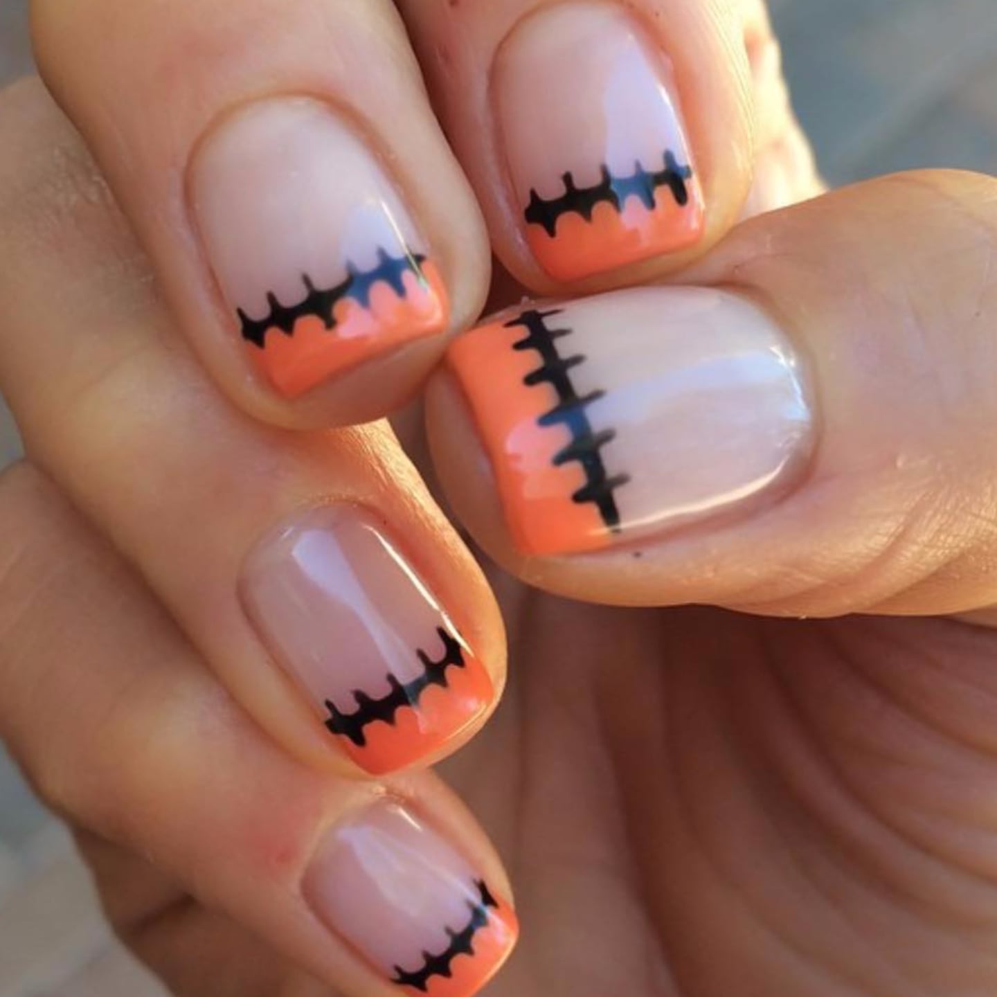 Easy Diy Halloween Nails Popsugar Beauty