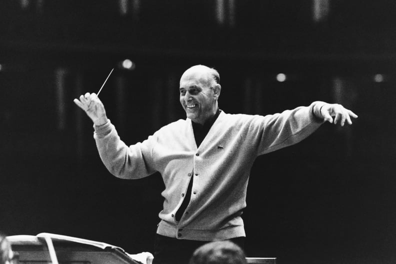 Sir Georg Solti Conducts The Chicago Symphony Orchestra at the Albert Hall. (Photo by © Hulton-Deutsch Collection/CORBIS/Corbis via Getty Images)
