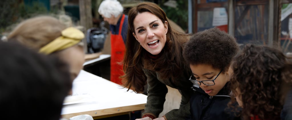Little Girl Asks Kate Middleton If the Queen Eats Pizza
