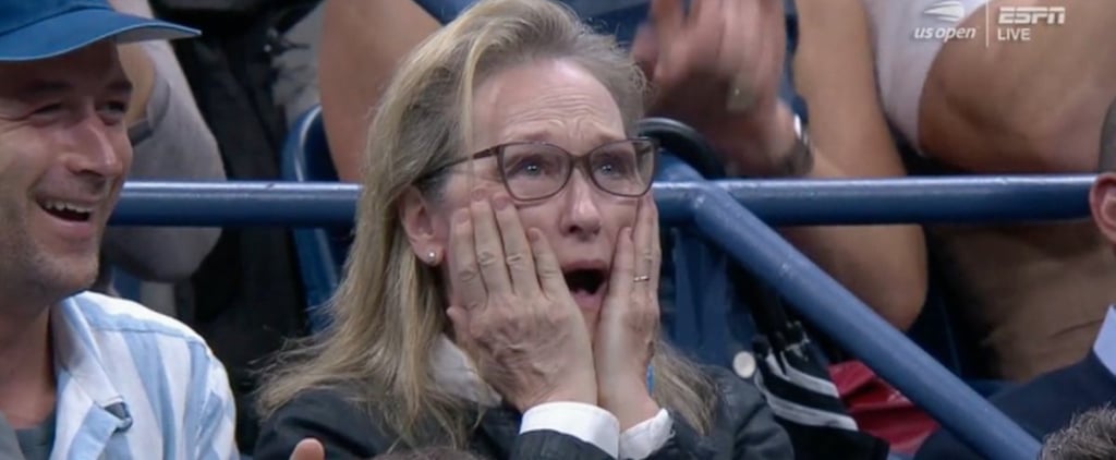 Prepare For Meryl Streep at the US Open to Be Your New Favorite Meme in 3, 2, 1 . . .