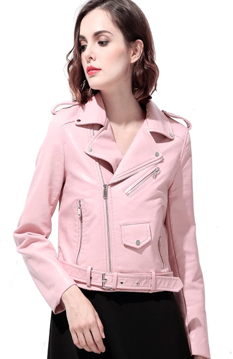 Ly Varey Lin Faux Leather Motorcycle Jacket