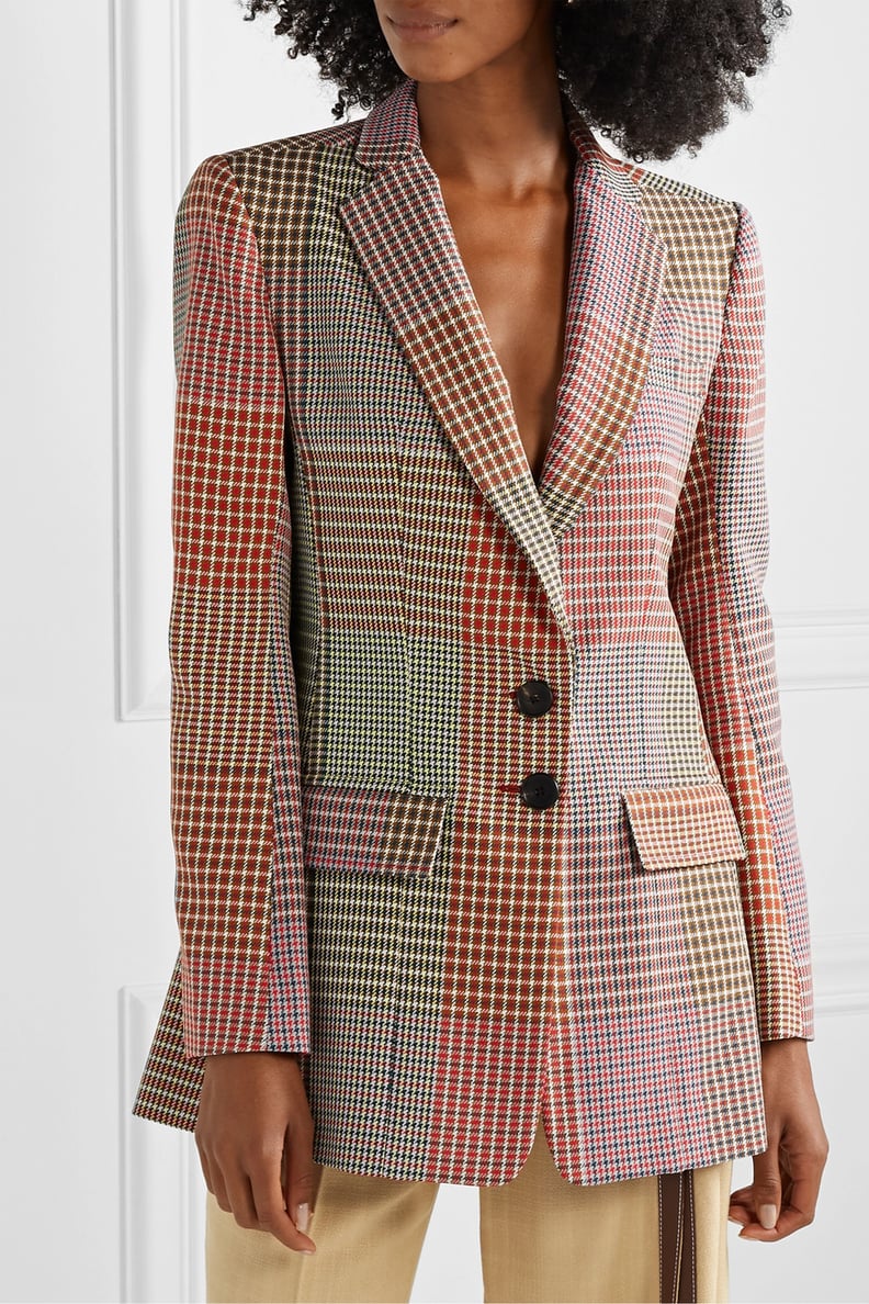 Rosie Assoulin Houndstooth Woven Blazer