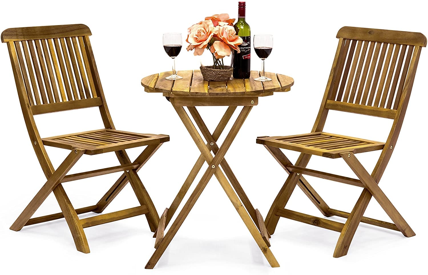 Baumgarten folding 3 pieces dining set discount