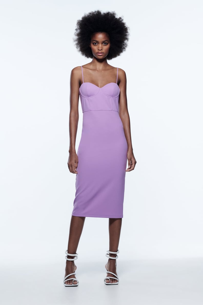 A Colorful Dress: Zara Corset Style Dress