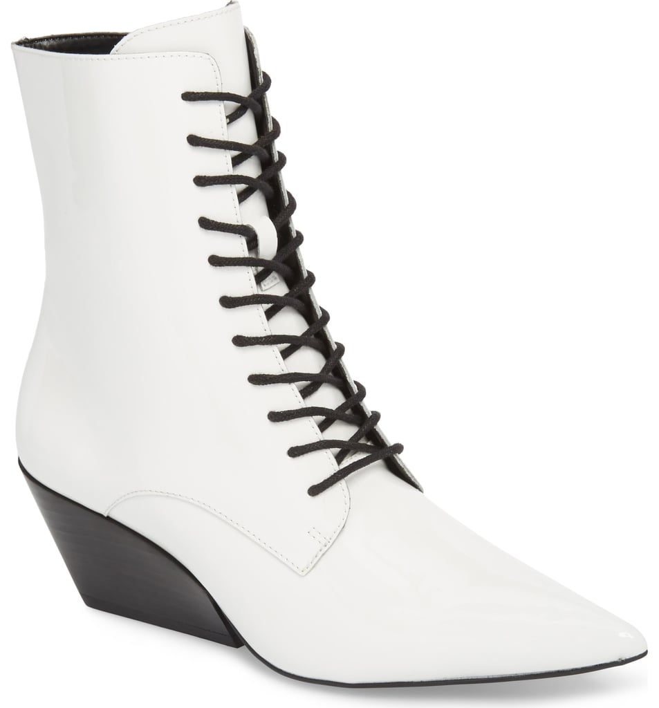 calvin klein lace up boots