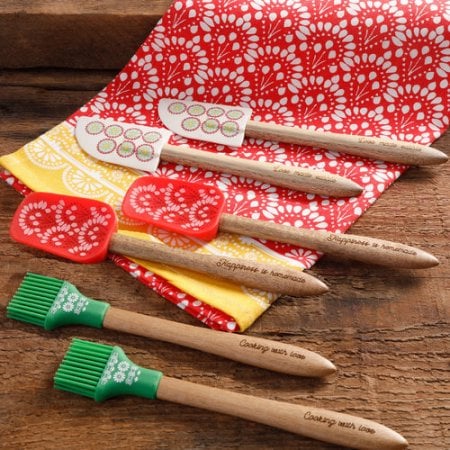 The Pioneer Woman Cowboy Rustic 6-Piece Mini Silicone Tool Set ($12)