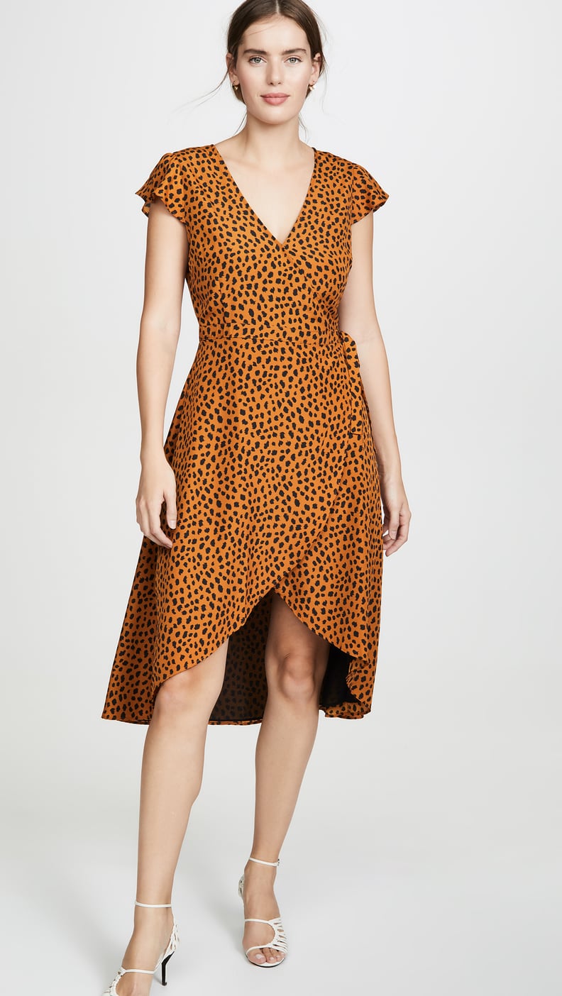BB Dakota Leopard Wrap Dress