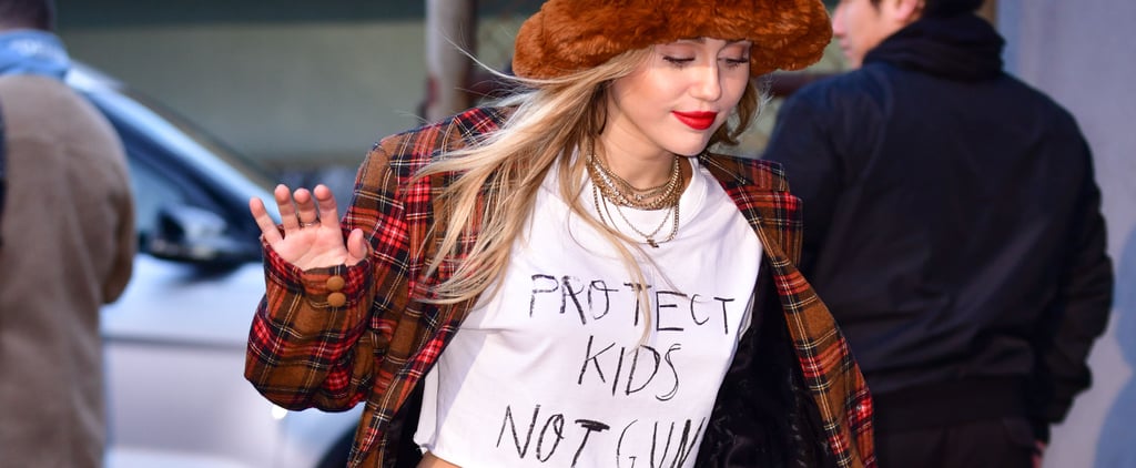 Miley Cyrus "Protect Kids Not Guns" T-Shirt December 2018