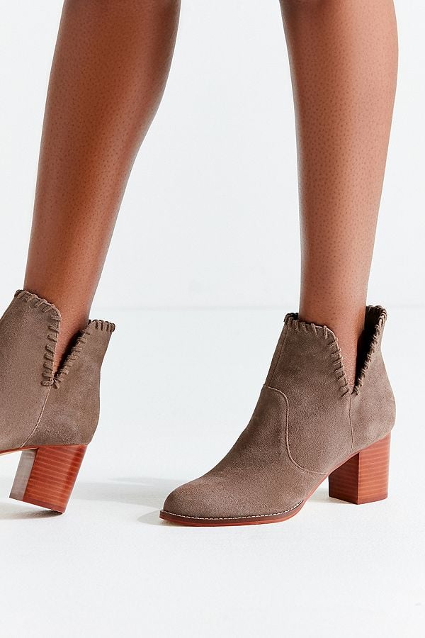 Sasha Whip Stitch Suede Ankle Boot