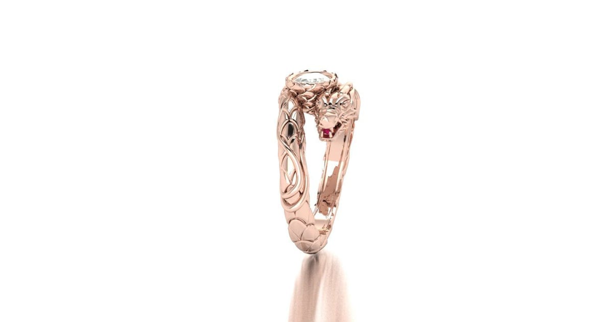 dragon inspired engagement rings