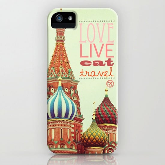 You can never go wrong with the message of this iPhone case ($35) to love, live, eat, and travel.