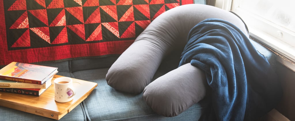 This Crescent Backrest Majorly Alleviated My Work-From-Home Aches and Pains