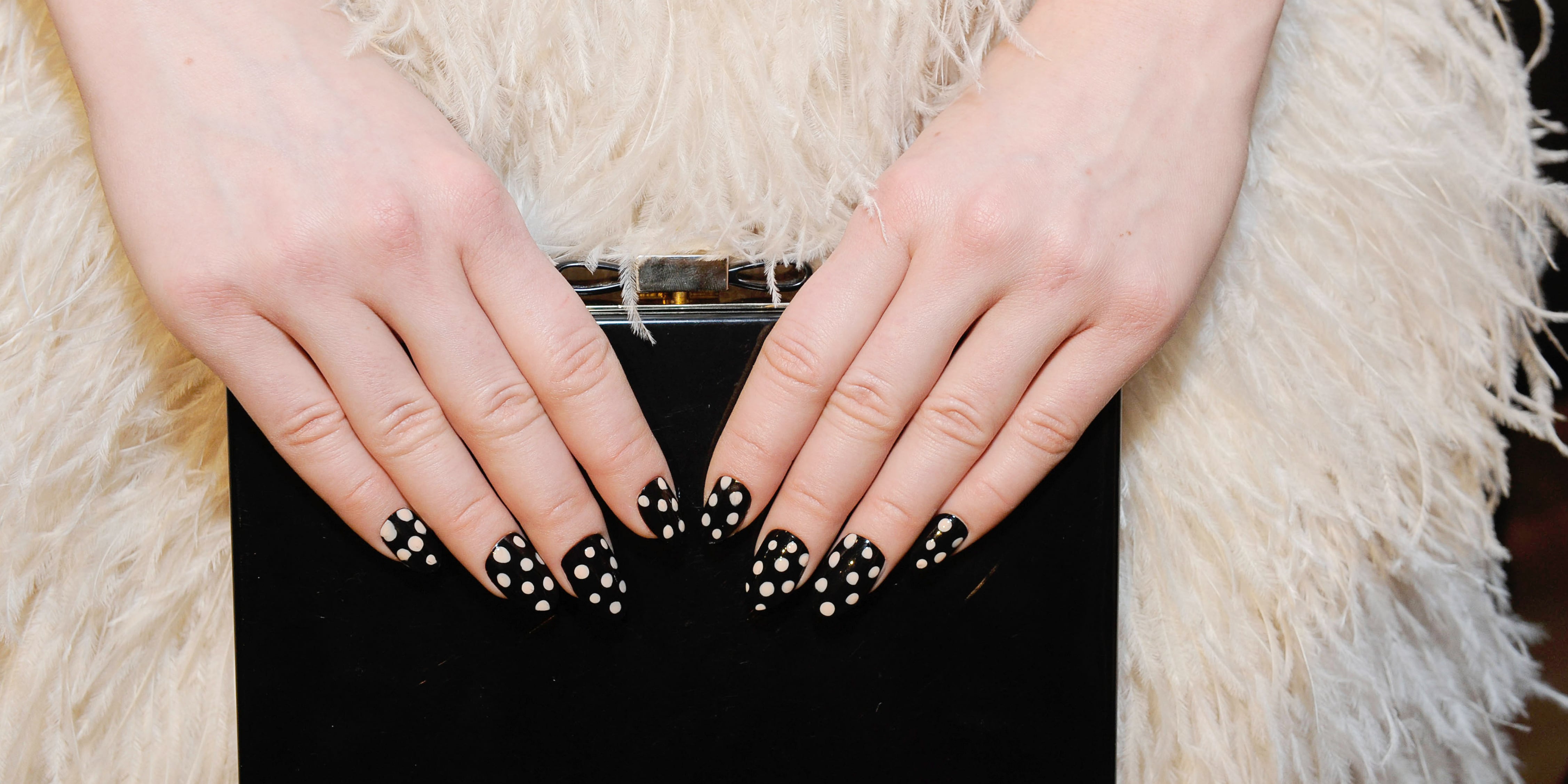 Spotted: Polka-Dot Nails Are the Hottest Fall Accessory