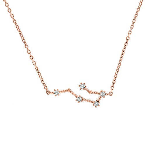 PAVOI 14K Gold Plated Constellation Zodiac Pisces Necklace