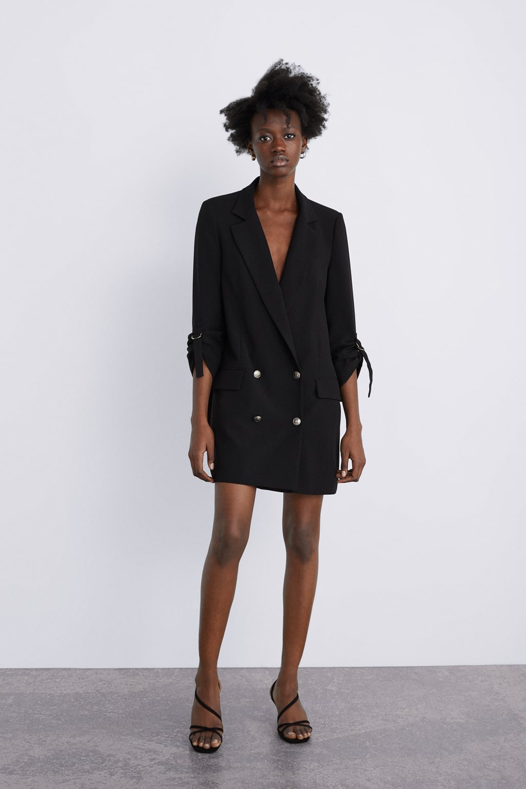 blazer style dress zara