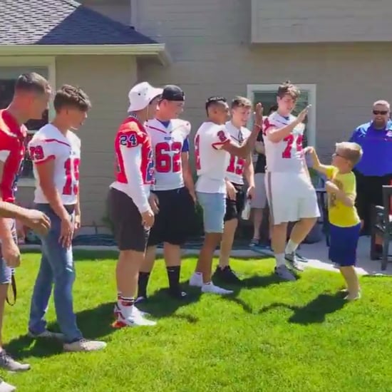 Idaho Boy With Autism Is Surprised by Football Team