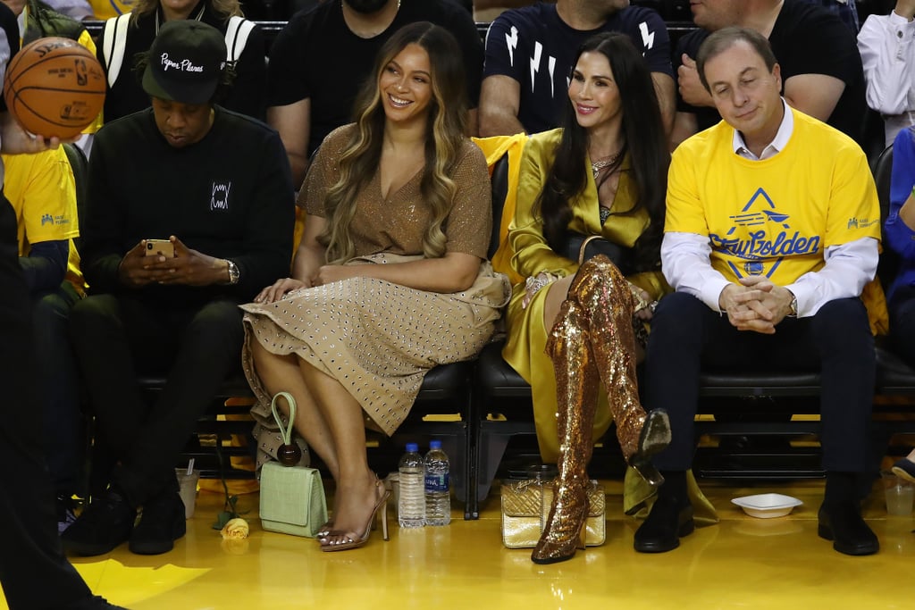 Beyoncé's Neutral Outfit at the NBA Finals 2019