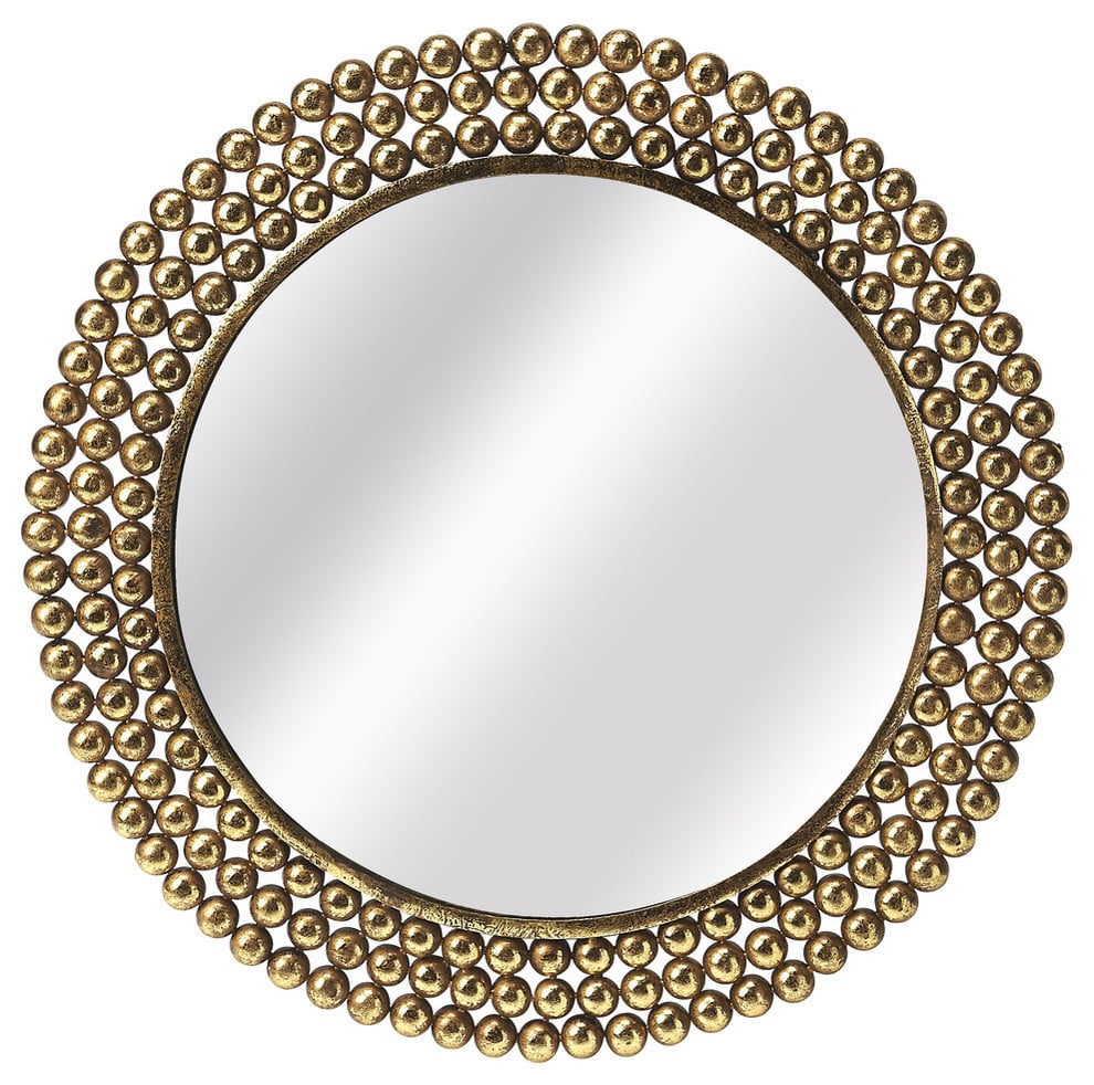 Madeline: Butler Tiny Bubbles Antique Gold Mirror