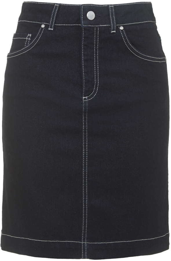 Topshop archive Debbie denim pencil skirt ($70)
