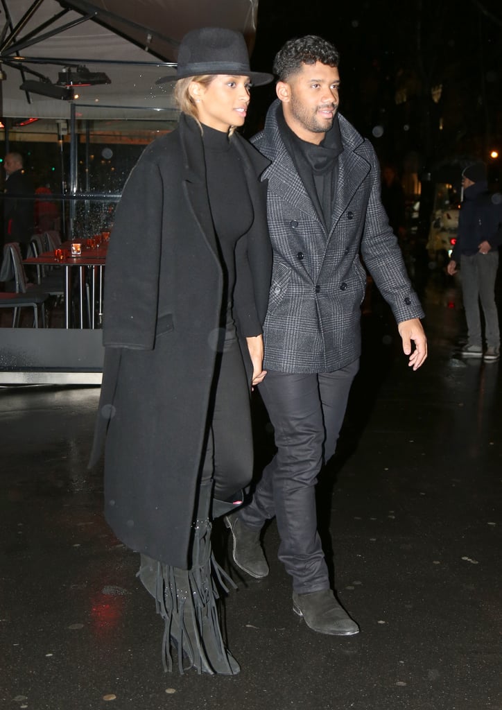 Ciara and Russell Wilson in Paris March 2016