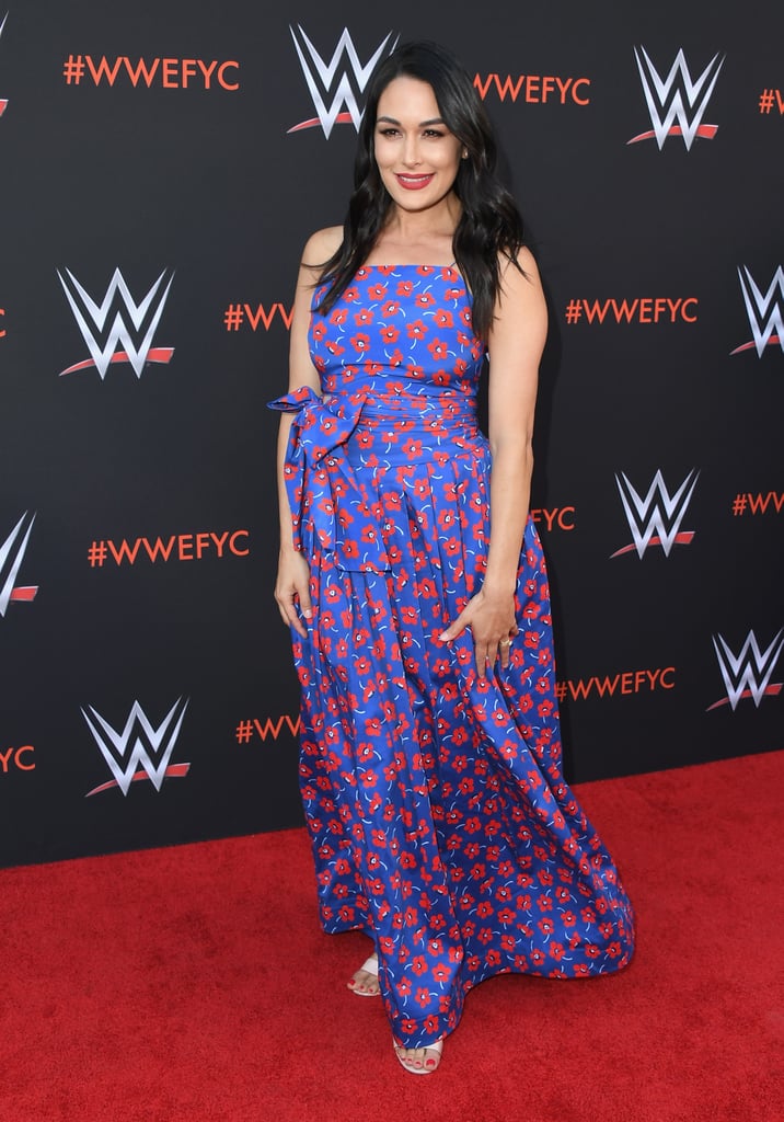 Nikki and Brie Bella at WWE's FYE Event June 2018