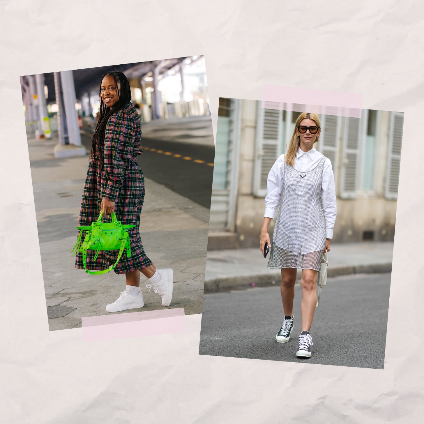 Best White Sneakers to Wear With A Dress