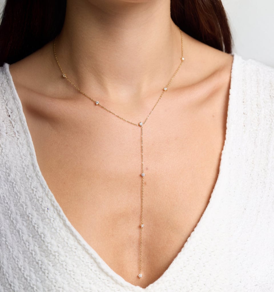 Rellery Eternity Drop Y Lariat Necklace
