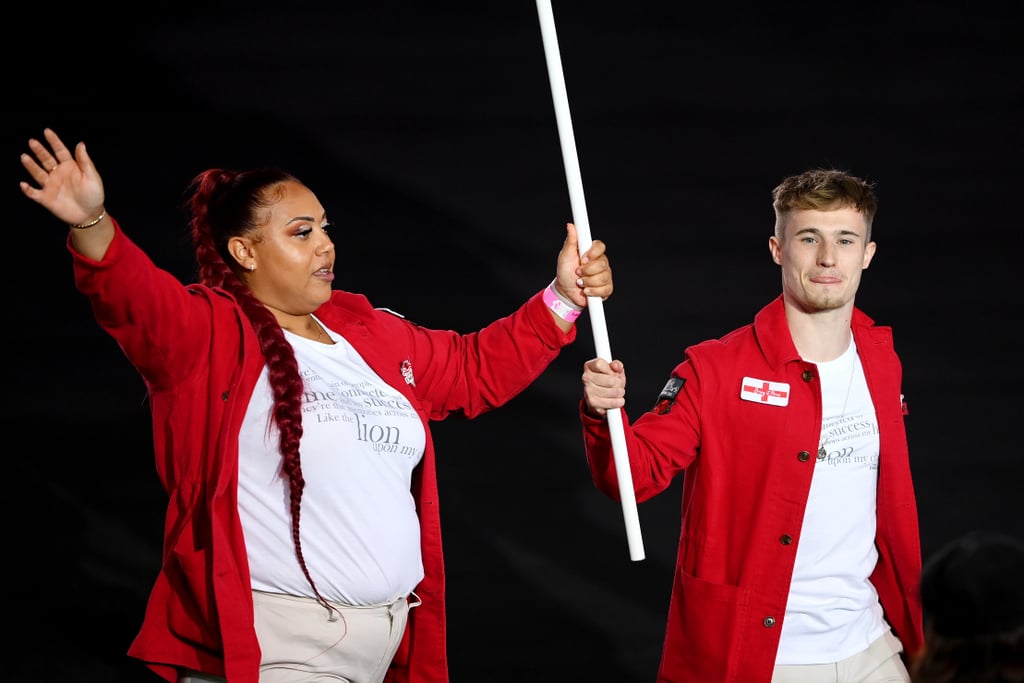 Emily Campbell's Hair: Fierce Red Braid For Flag Bearing