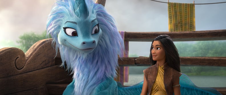 RAYA AND THE LAST DRAGON, from left: Sisu (voice: Awkwafina), Raya (voice: Kelly Marie Tran), 2021.  Walt Disney Studios Motion Pictures / Courtesy Everett Collection