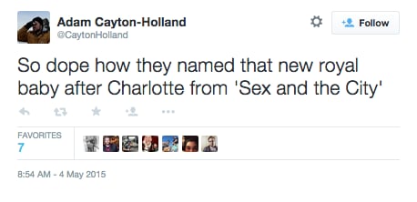 Social Media Reactions to the Royal Baby's Name