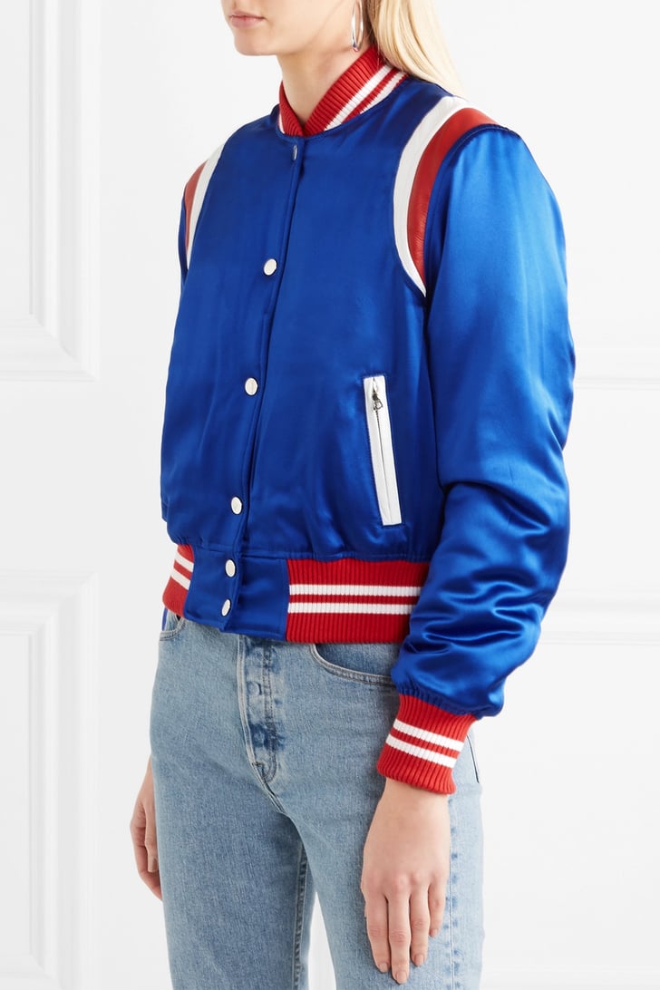 AMIRI SATIN BOMBER JACKET