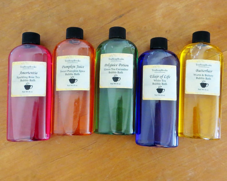 Harry Potter Bubble Bath Set: Amortentia, Pumpkin Juice, Polyjuice Potion, Elixir of Life, Butterbeer