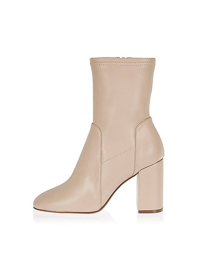river island pink ankle boots