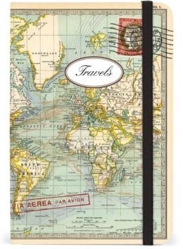 Cavallini World Map Par Avion Journal