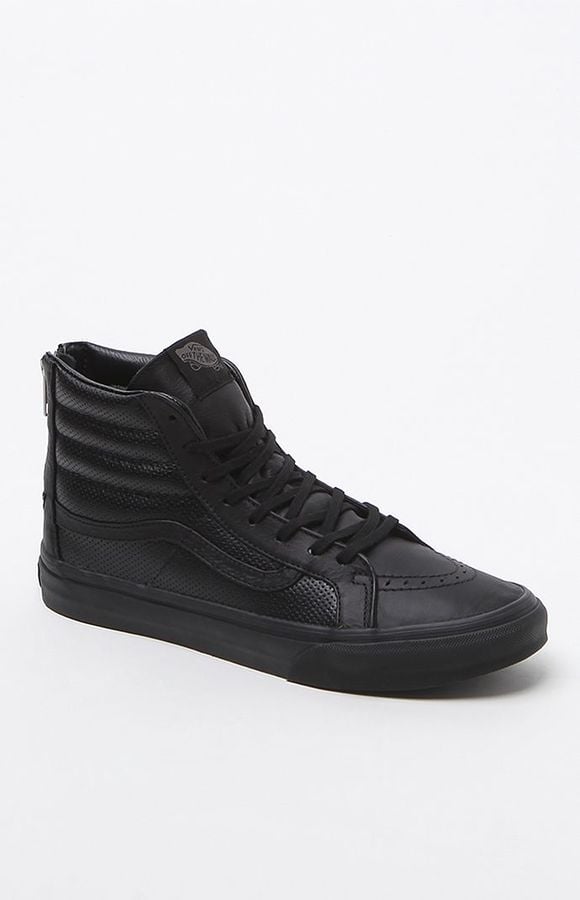 Vans SK8-Hi Slim Zip Black Sneakers ($80)