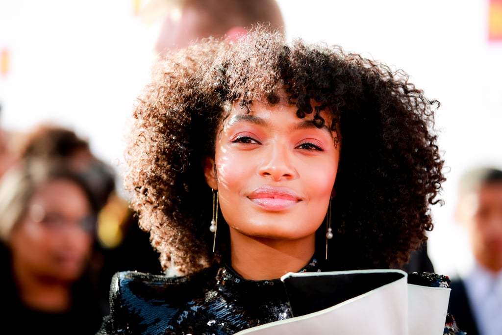 Yara Shahidi Purple Eyebrows 2019