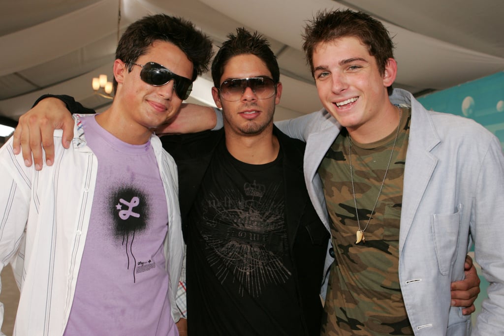 Stephen Colletti and Talan Torriero met up with a pal on the 2005 MTV Video Music Awards carpet.