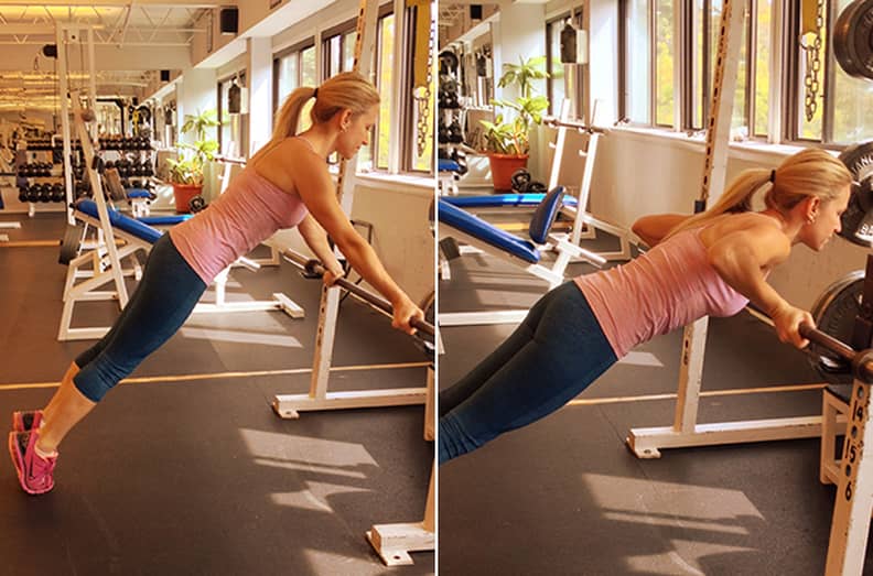Reverse grip deals incline push up