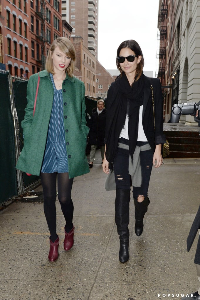 Taylor Swift and Lily Aldridge Hang Out in NYC | Pictures