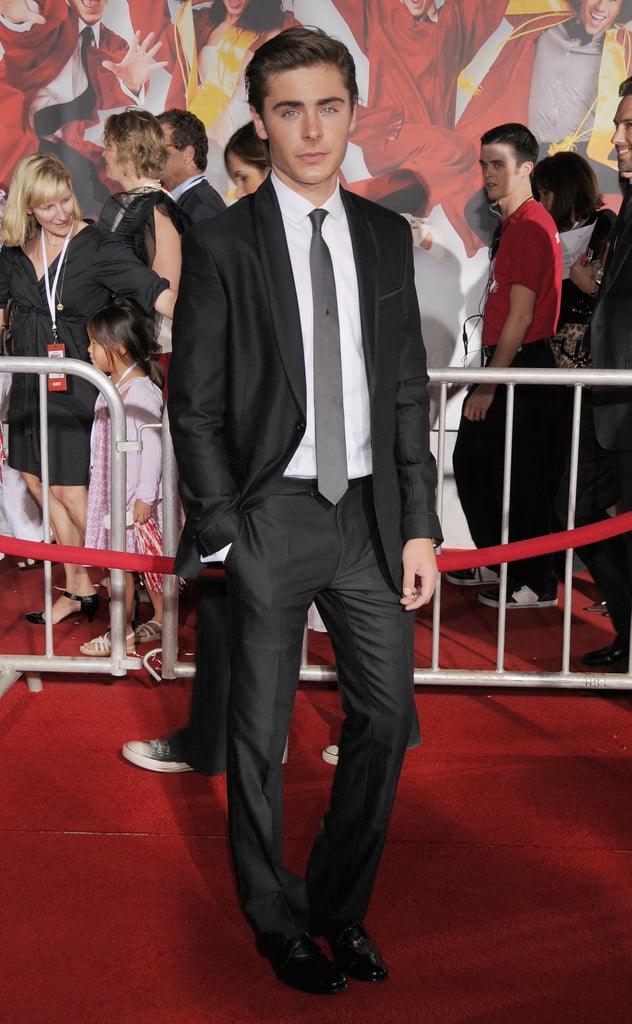 Zac Efron at the LA Premiere of High School Musical 3: Senior Year in 2008