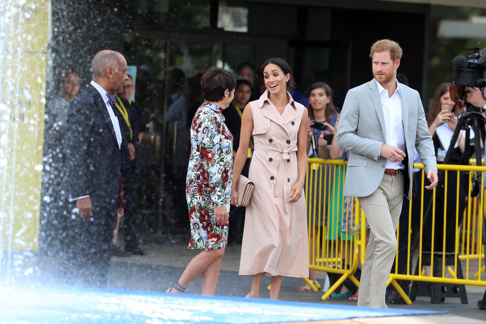 Meghan Markle's Pink Trench Dress House of Nonie PS Fashion