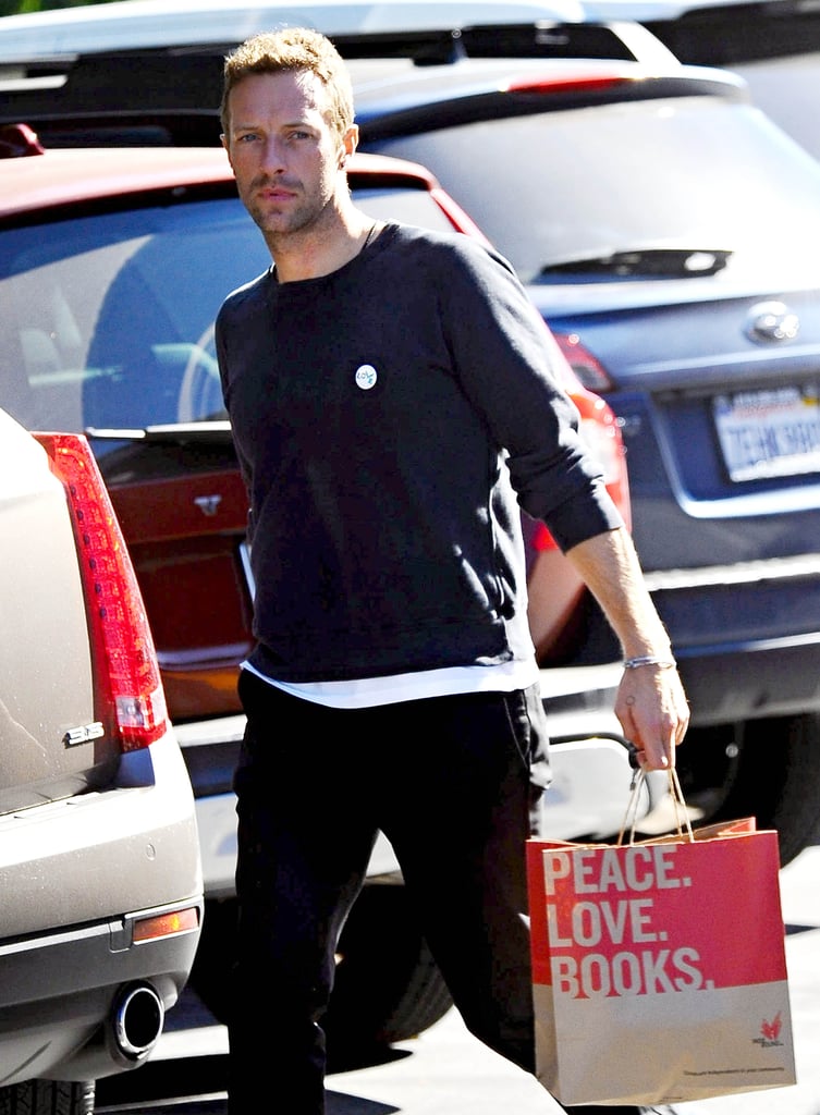 Chris Martin went grocery shopping in LA on Friday.