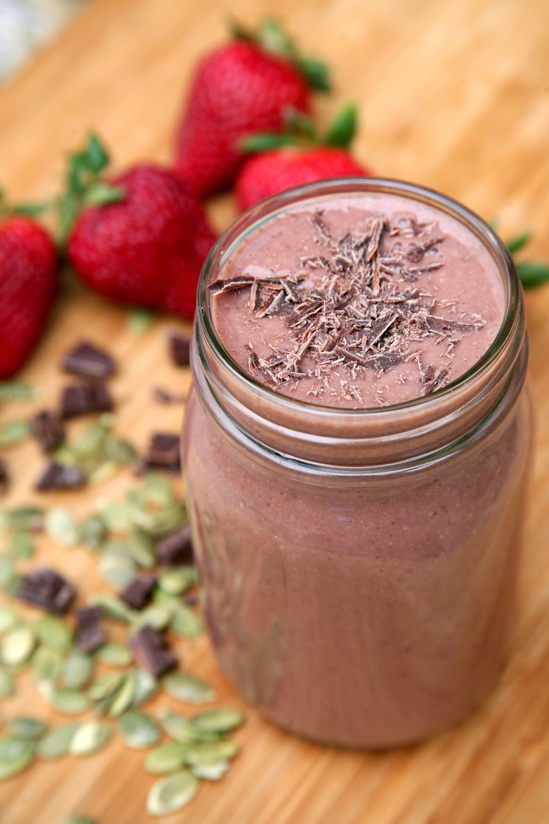 Chocolate Strawberry Banana Smoothie