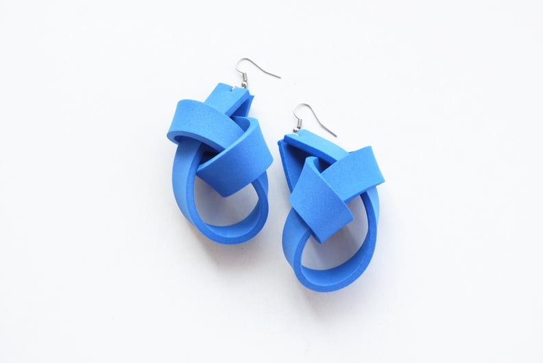 Blue Knot Earrings