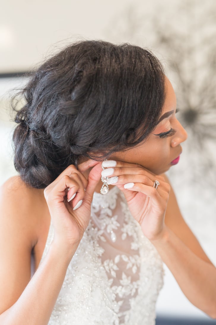 Braided-Back Bun | Bridal Hairstyle Inspiration For Black ...